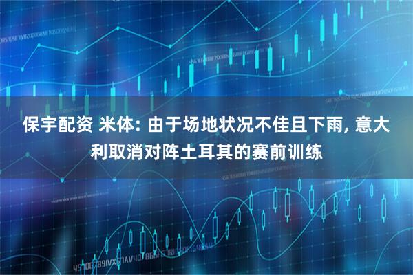 保宇配资 米体: 由于场地状况不佳且下雨, 意大利取消对阵土耳其的赛前训练