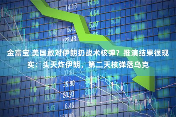 金富宝 美国敢对伊朗扔战术核弹？推演结果很现实：头天炸伊朗，第二天核弹落乌克